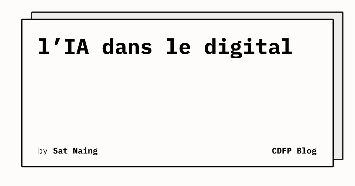 l’IA dans le digital